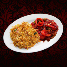 Maggie Goreng Daging Merah (SEAFOOD)